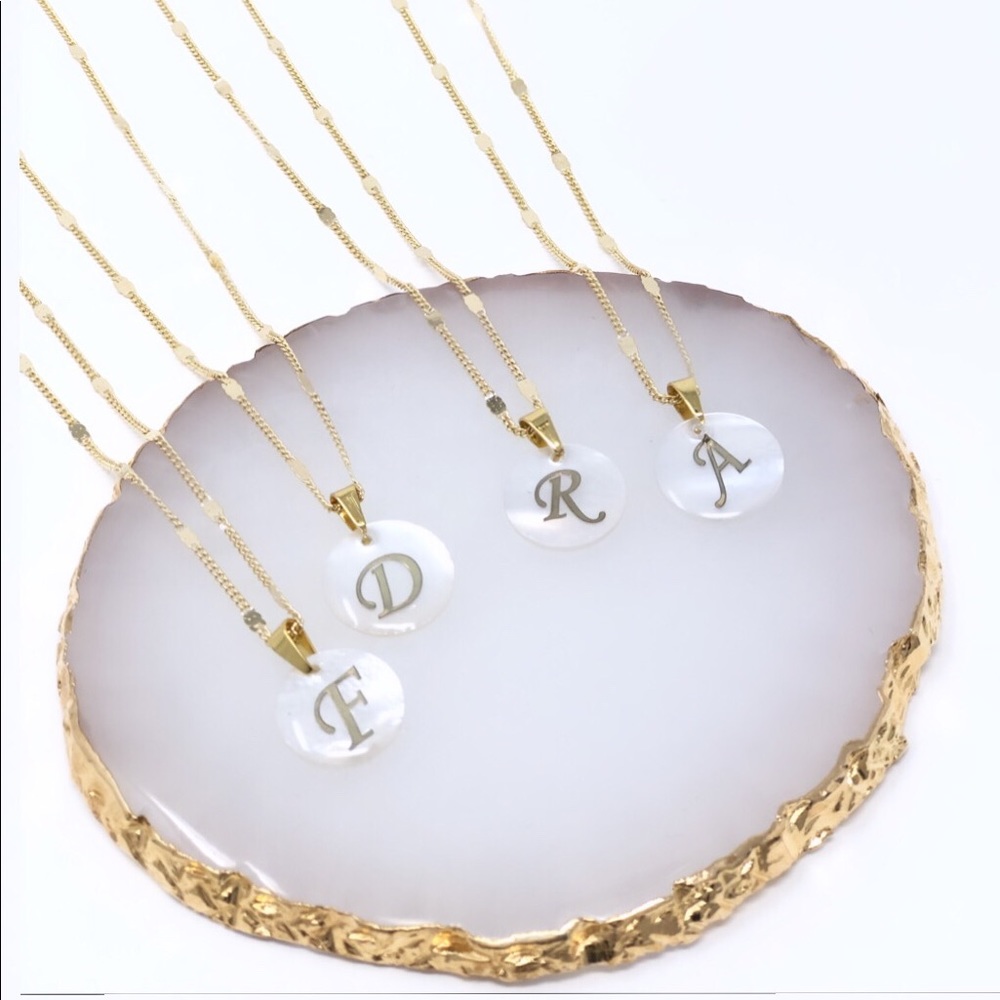 Custom initial necklace